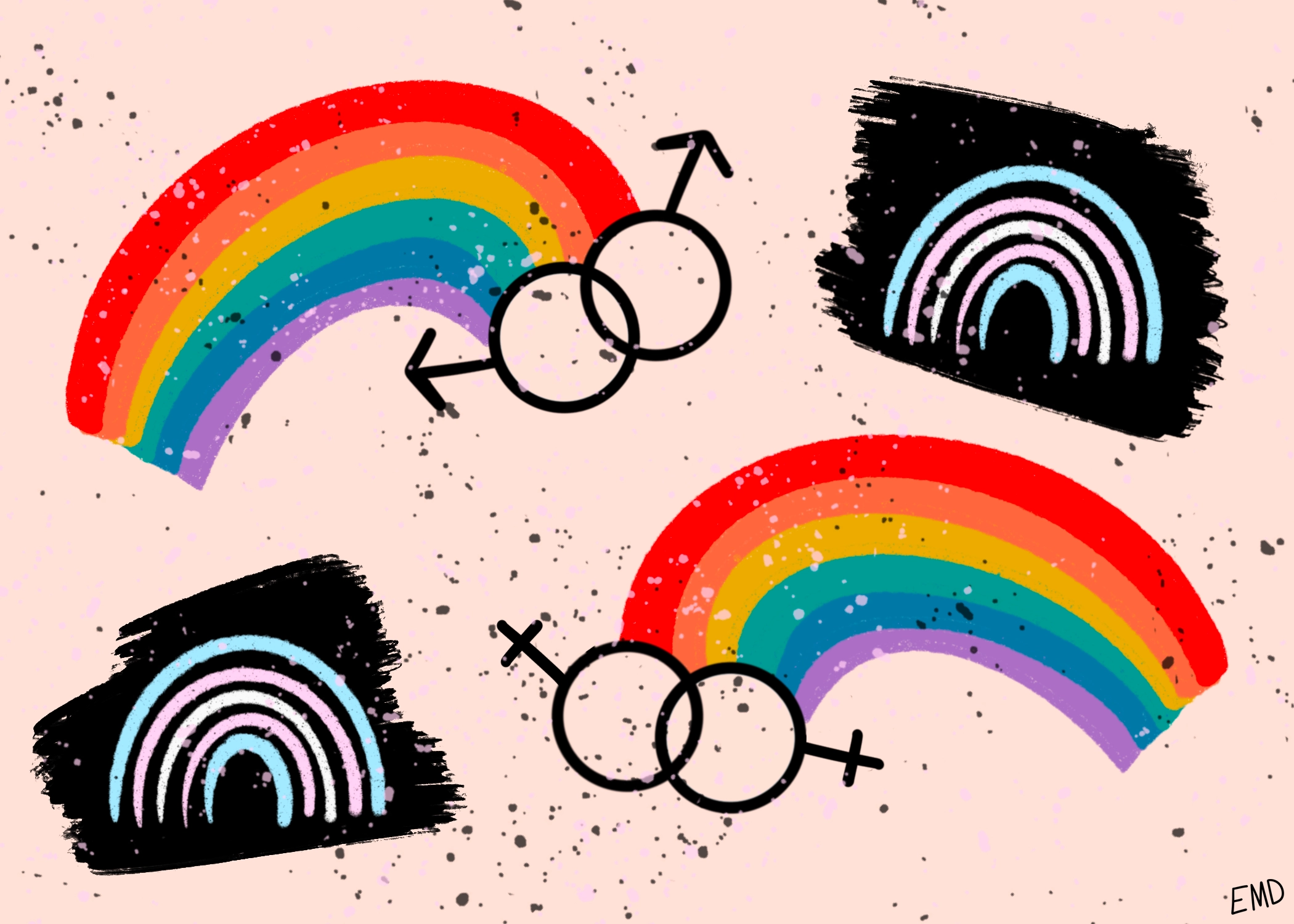 Pride equality greeting card