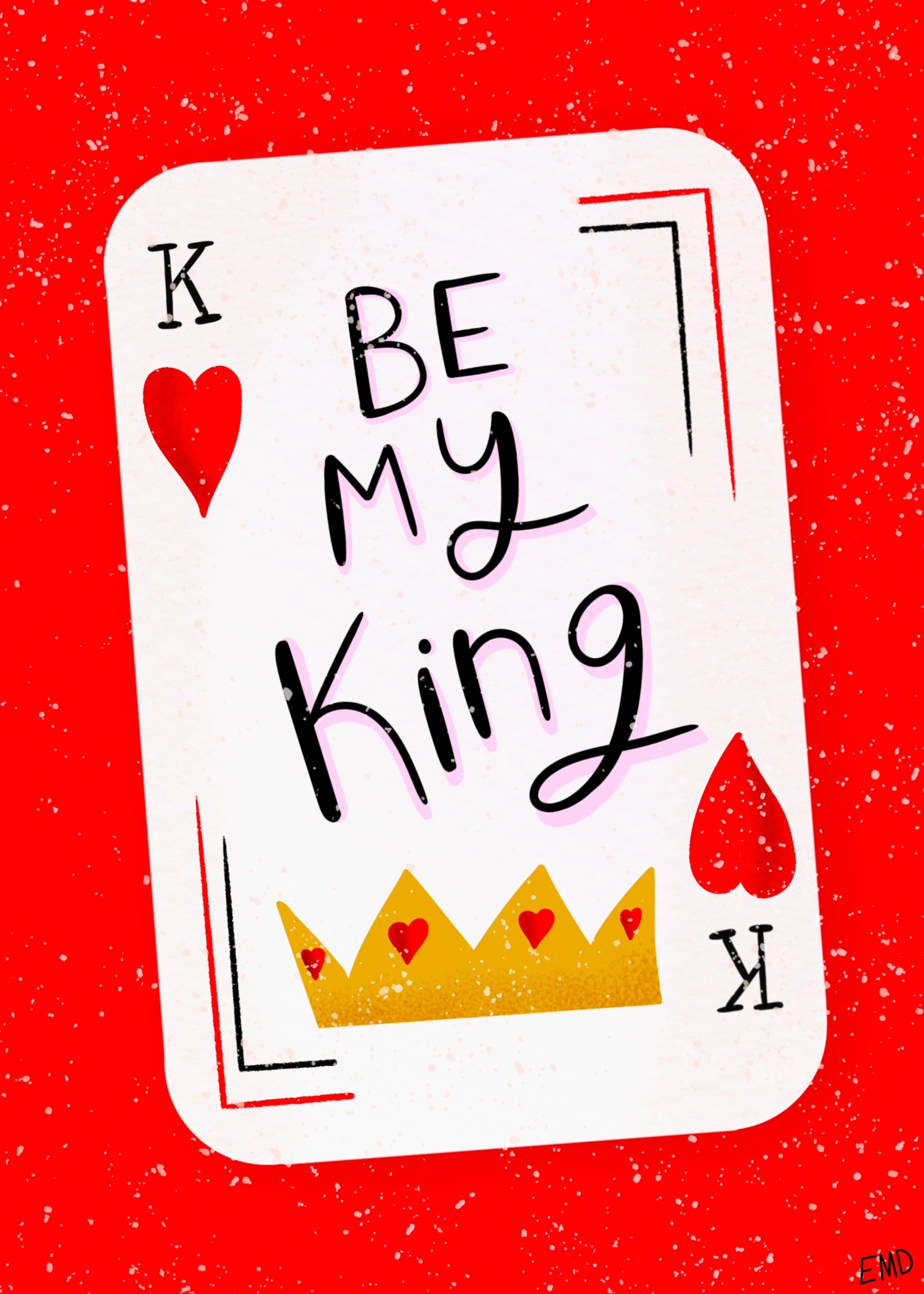 Playing card king pride