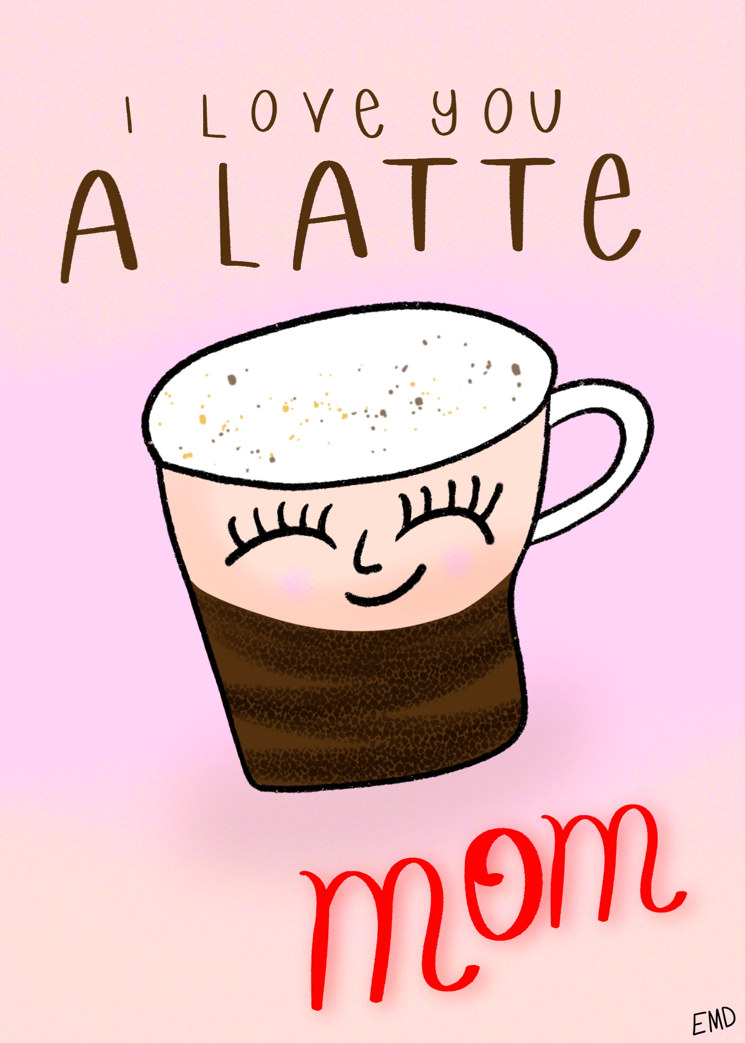 Character latte mug