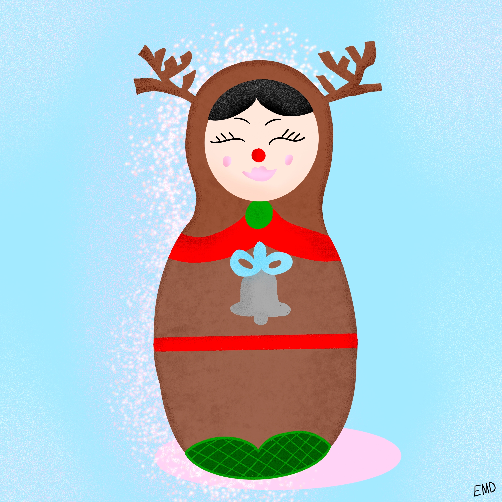 Christmas Russian Doll
